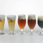 オホーツクビアファクトリーで提供されている様々なビール