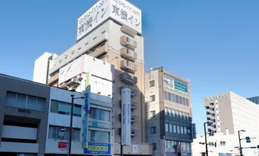 北見市の東横イン北見駅前ホテルの外観