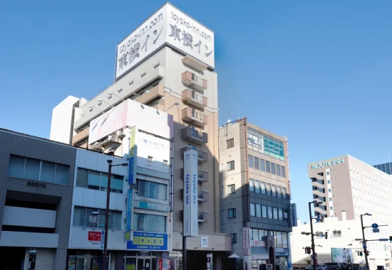北見市の東横イン北見駅前ホテルの外観